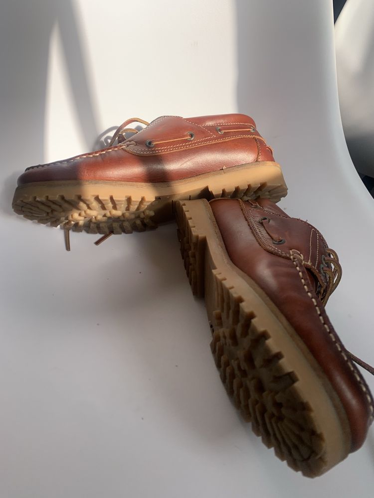 Sapatos seaside de Couro