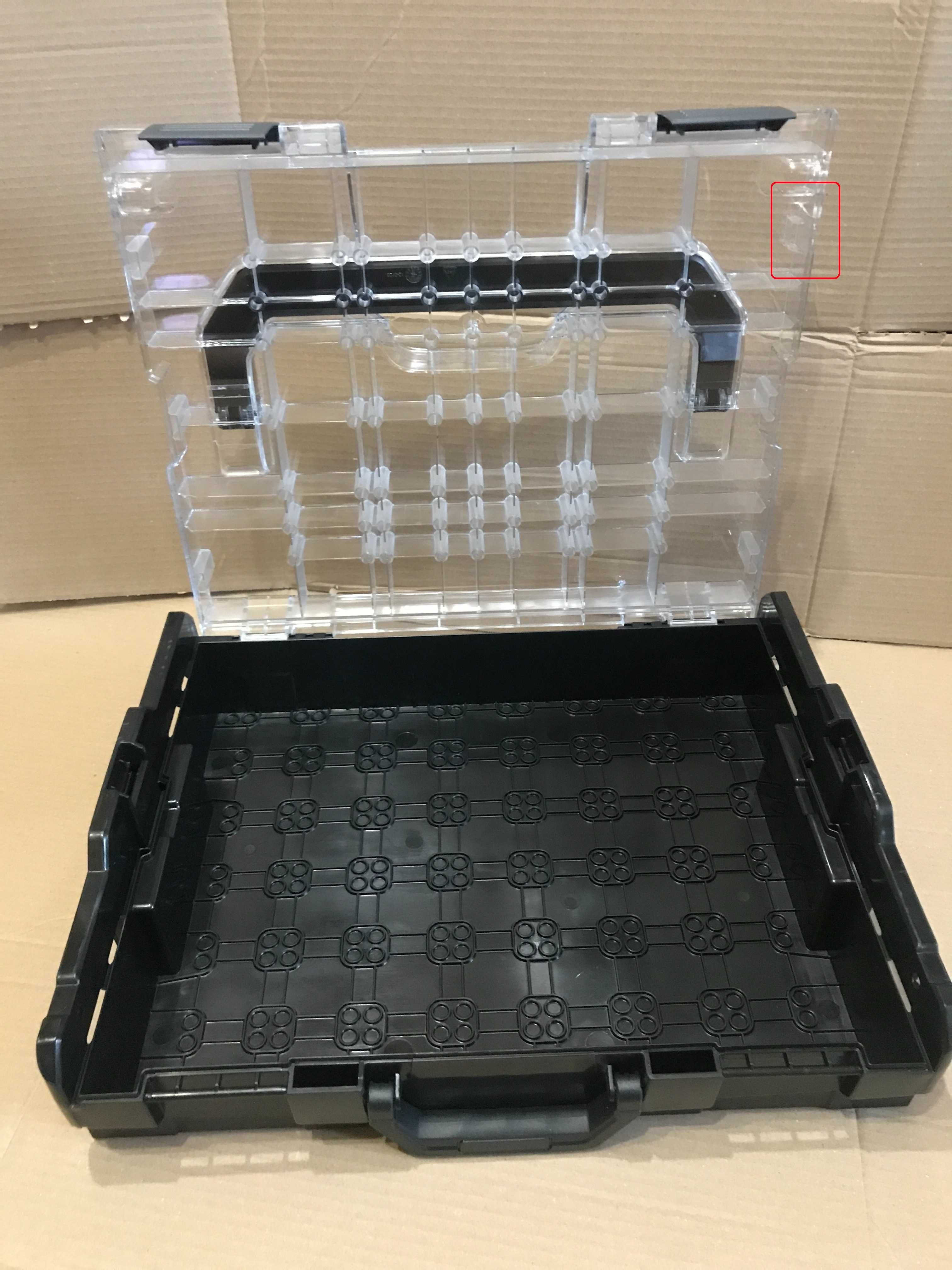 Кейс L-BOXX 102 с прозрачной крышкой, черный