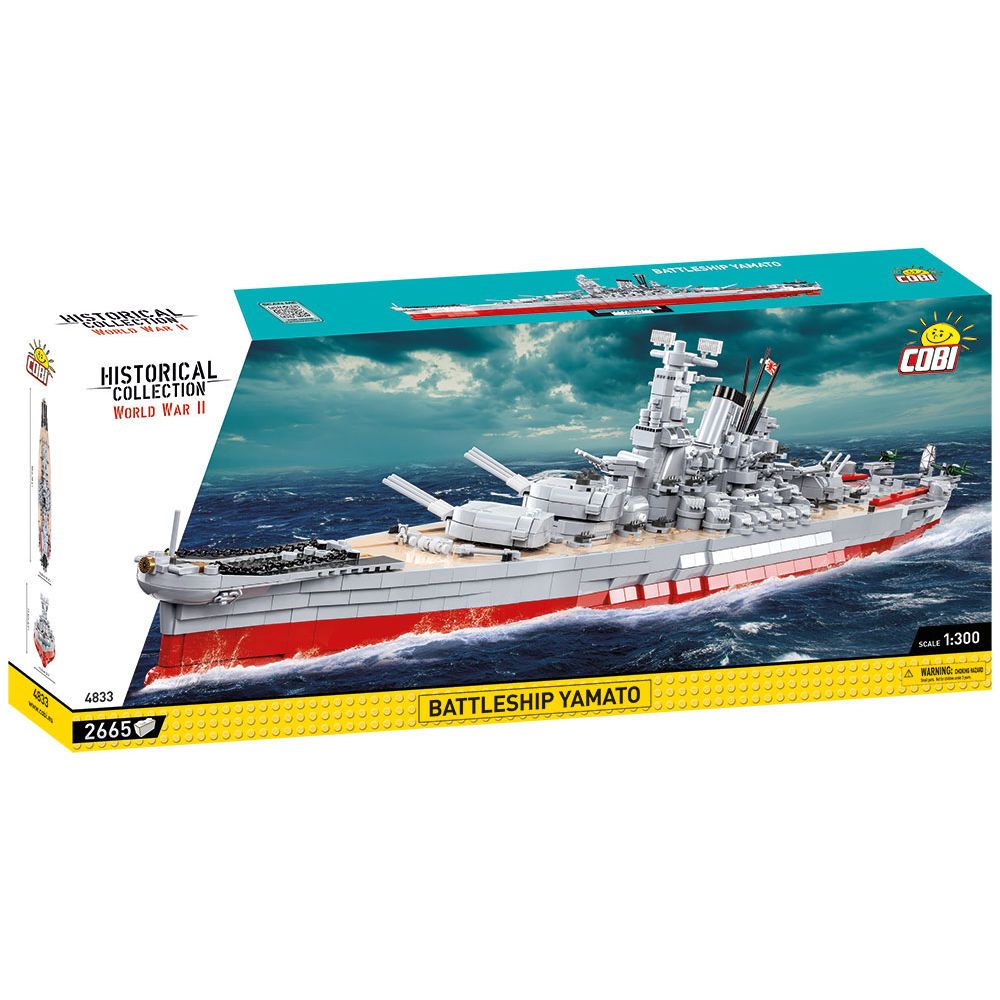 Hc Wwii /4833/ Battleship Yamato 2665 Kl.