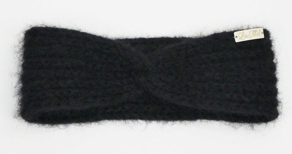 LaMel Opaska na głowę Merino Kid Moher jedwab handmade obw.50-54cm