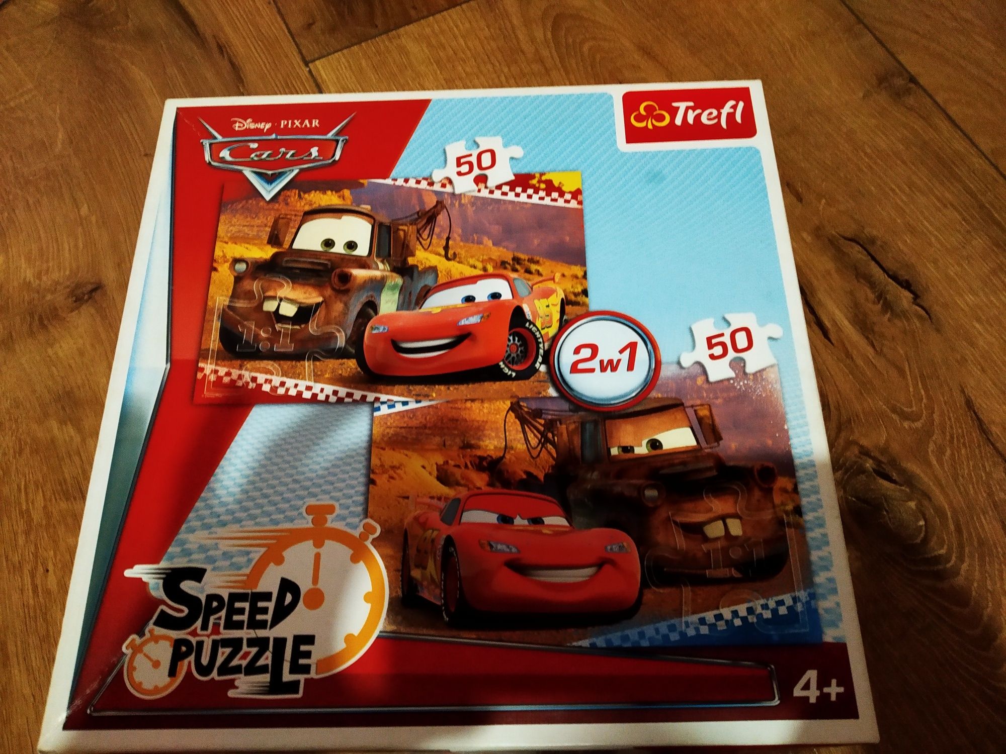 Puzzle Trefl Zygzak McQueen 1+1