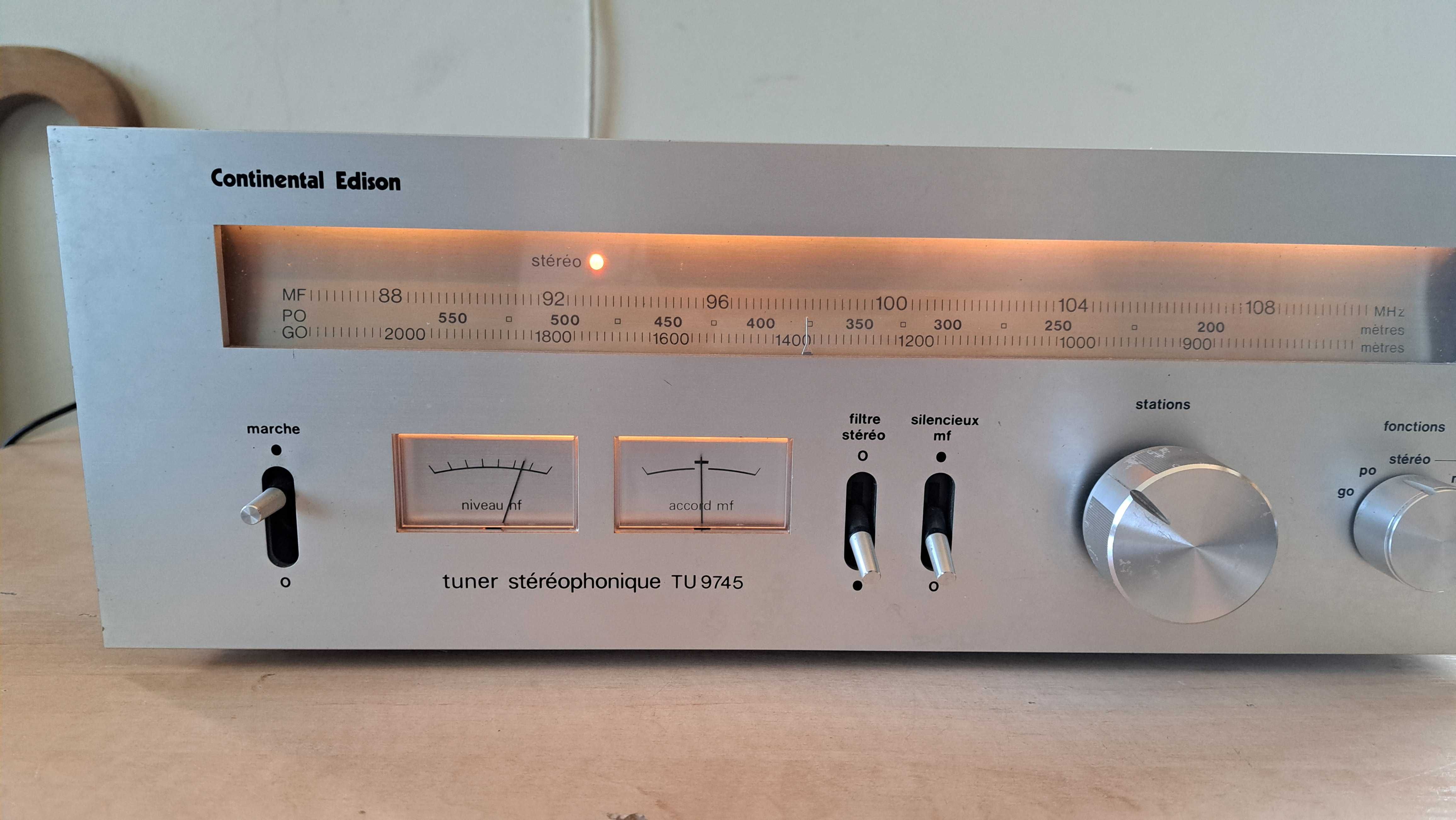 Tuner, radio,wieża, Continental edison TU9745