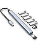 Usb хаб Type C 3.0 7в1 концентратор разветвитель