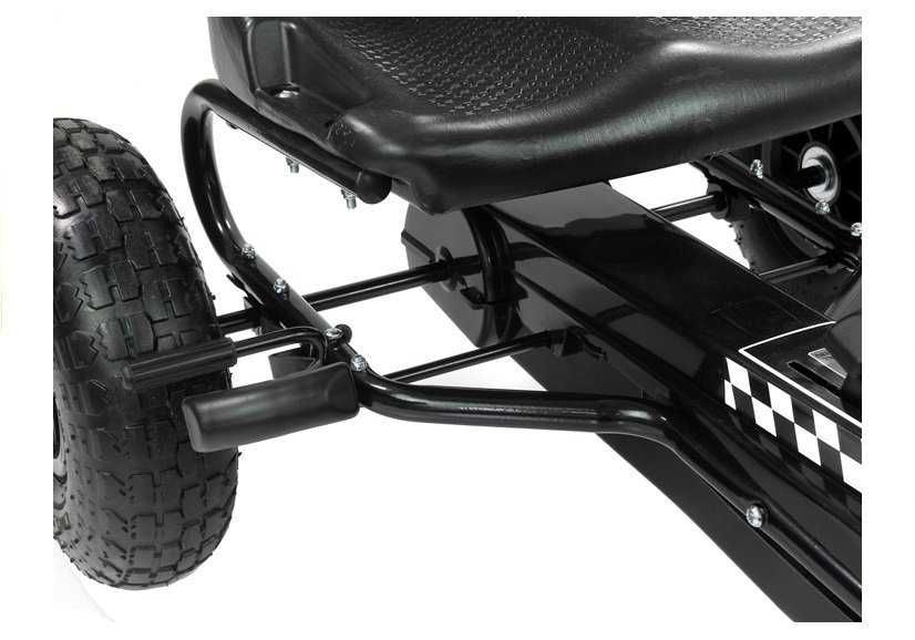 Gokart Czarny A-15 Pompowane Koła CZARNY/TYLKO WYSYŁKA