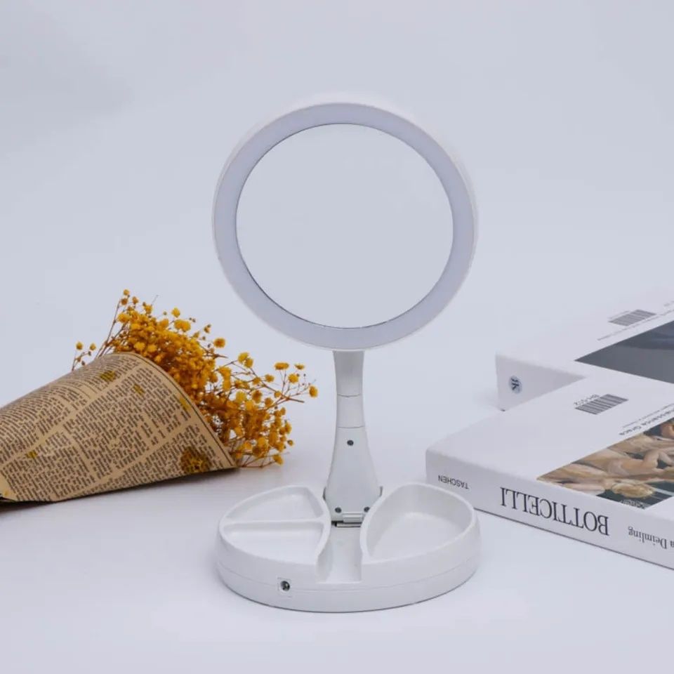 Люстерко з led-підсвіткою двостороннє+ПОДАРУНОК