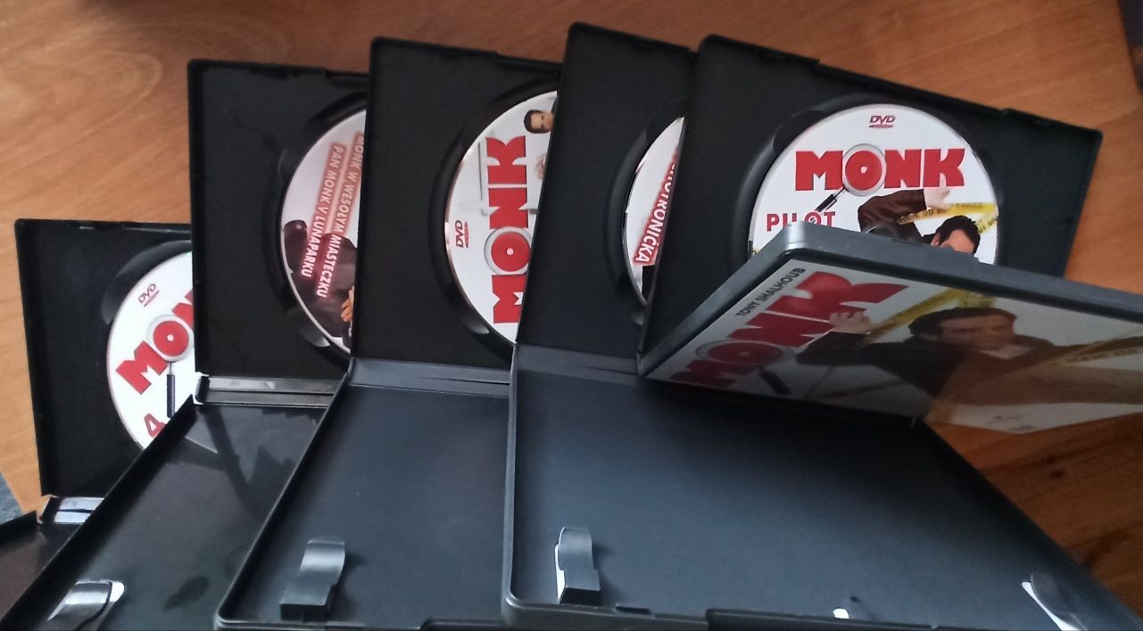 Detektyw Monk 5 płyt DVD pilot + odcinki od 1 do 4