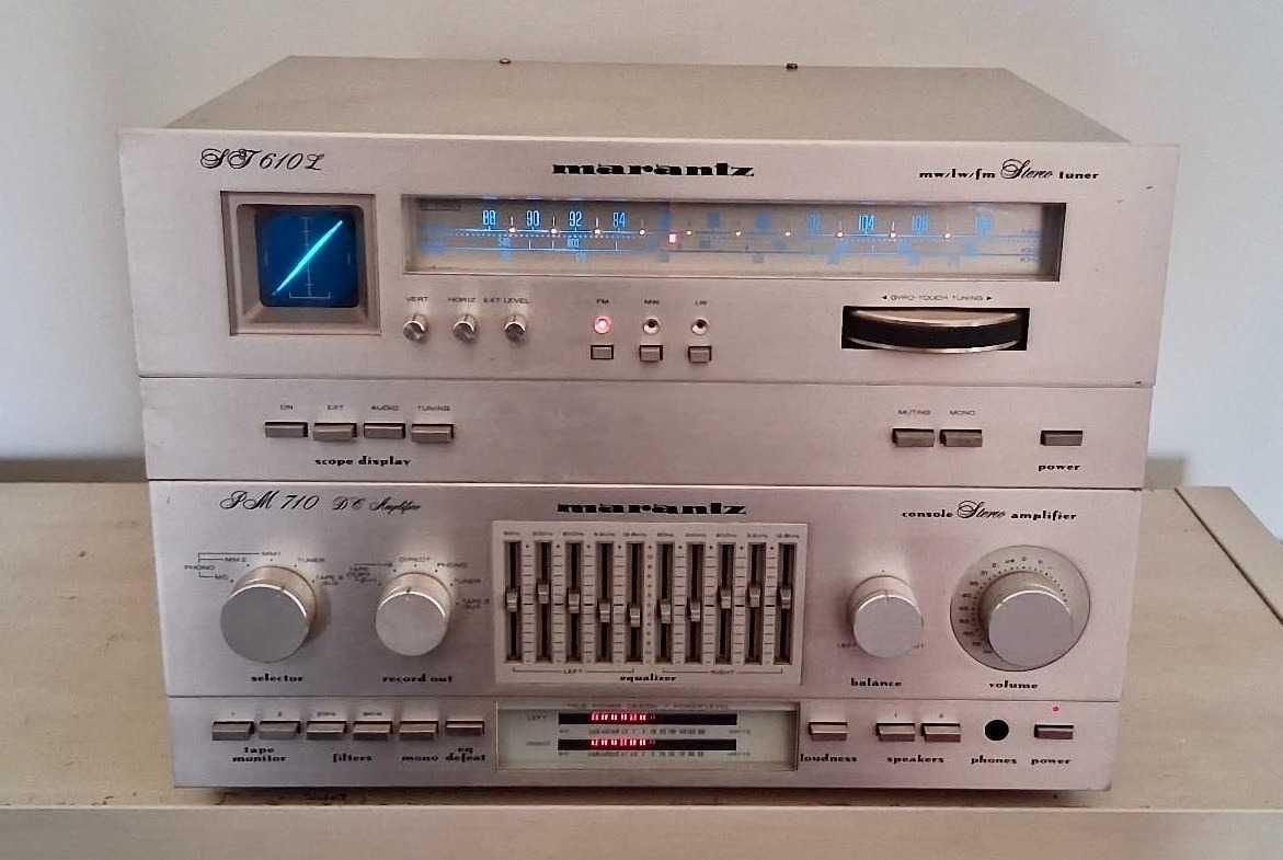 Marantz Ampli PM 710 Dc y Tuner ST 610 L