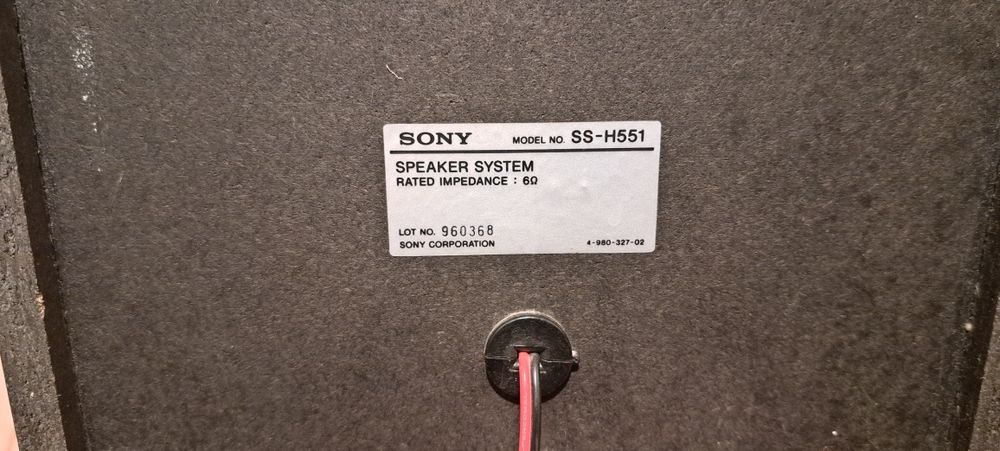 Kolumny Sony 2 x 60 W