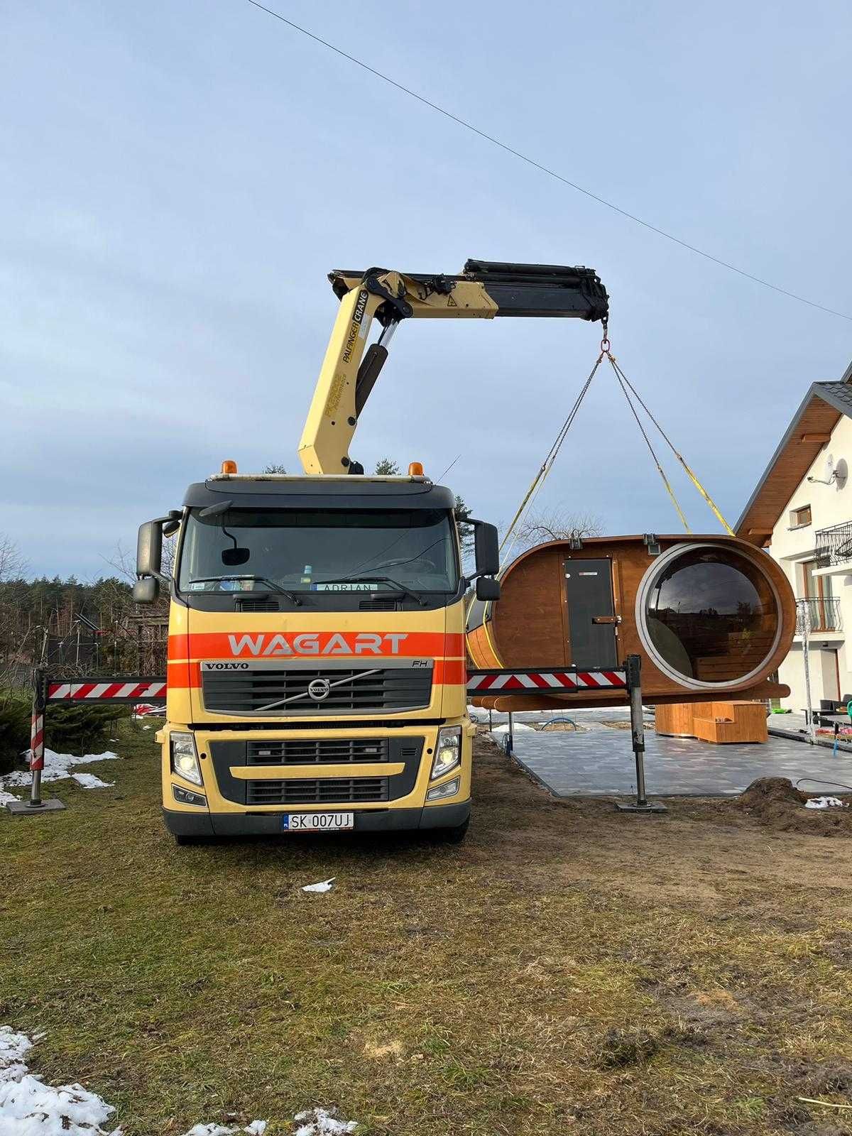 Transport HDS kontenery usługi HDS maszyny dźwigi lawety TANiO