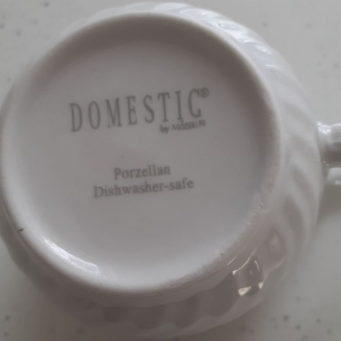 Zestaw kawowy 12 szt filiżanki i spodki firma Domestic z Niemiec