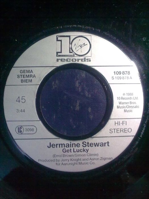 Jermaine Stewart-Get Lucky - sp 7''