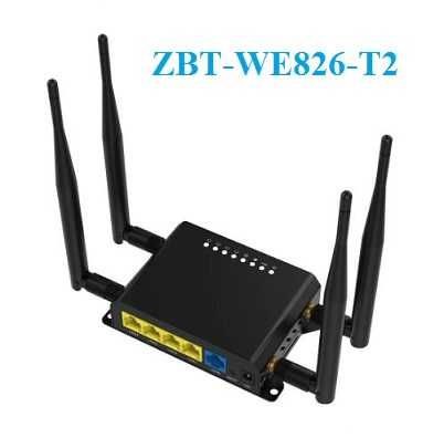 4G em autocaravanas - Router Wifi com modem 4G - ZBT-WE826-T2