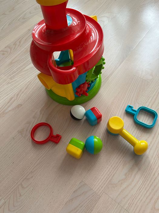 Розвиваючий Сортер elc будинок кульками молоточком геометричні фігури