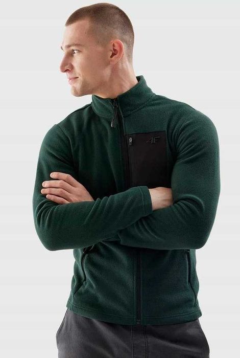 2 x 4f Męski Ciepły Polar Rozpinany / rozm Xl