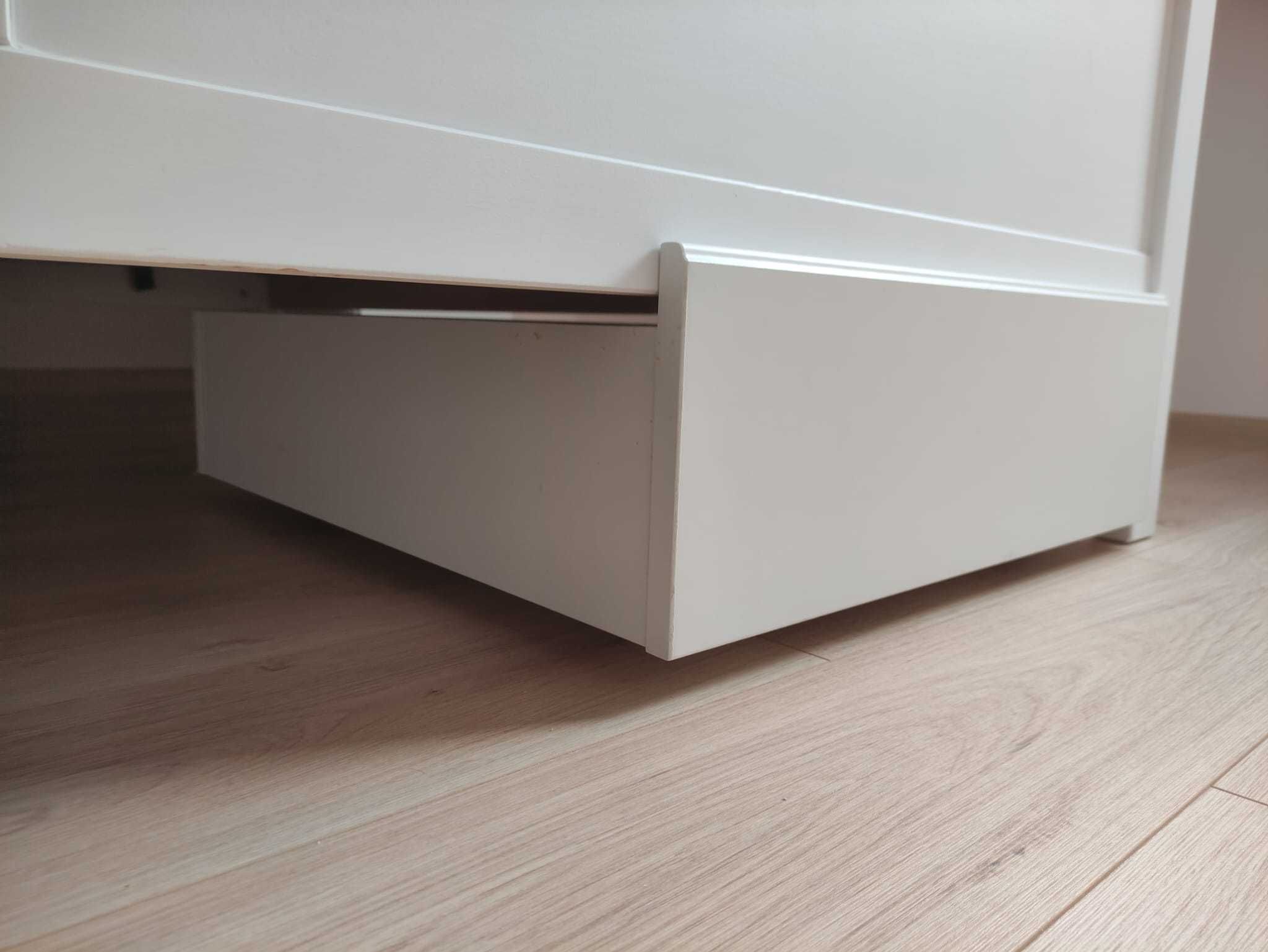 2x Szuflady pod łóżko białe Ikea