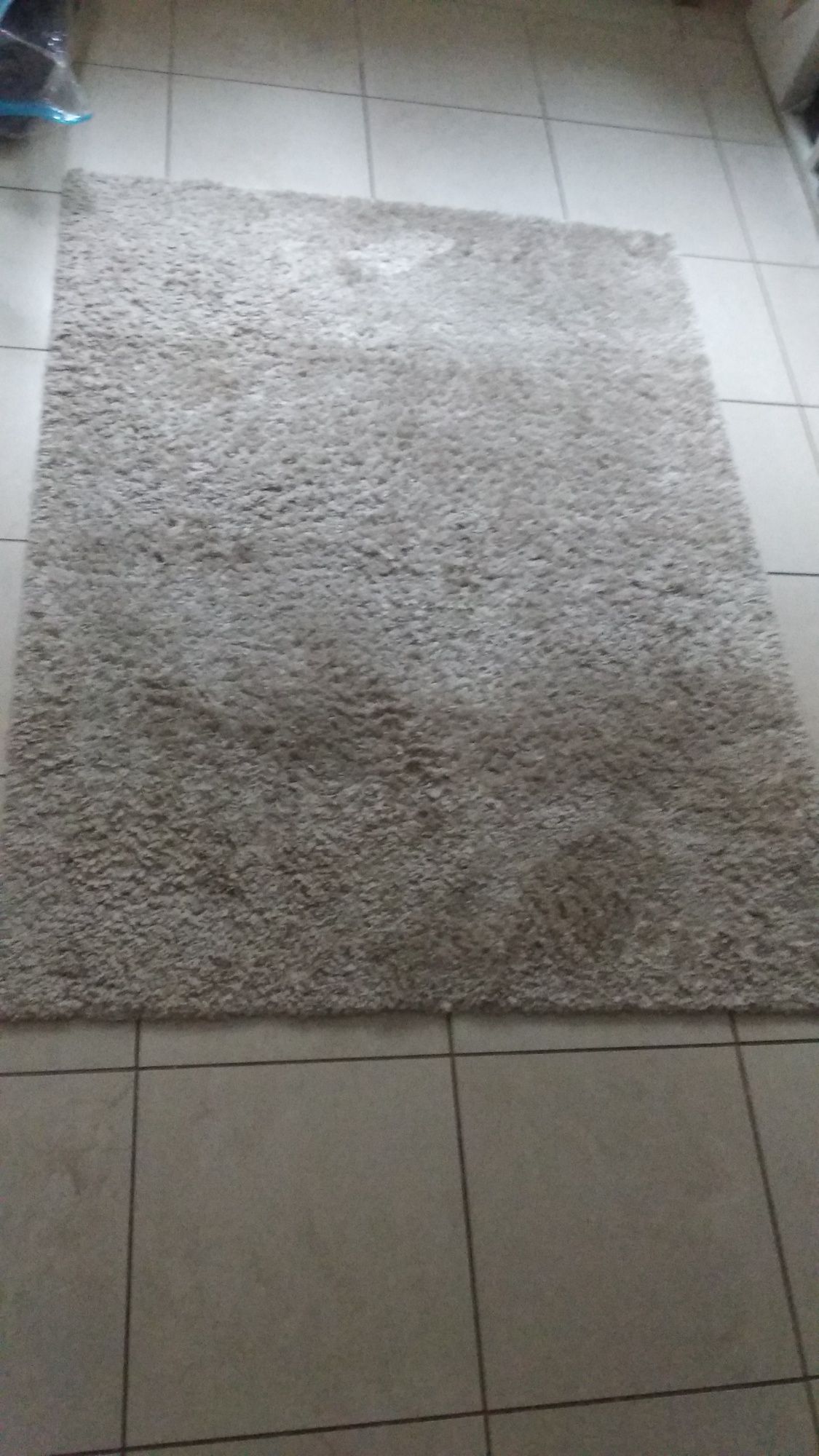 160x120 dywan bezowy Shaggy  kawa z mlekiem