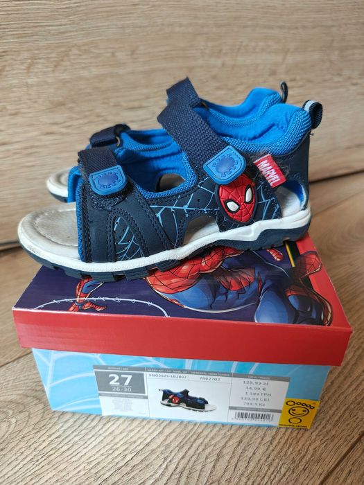 Sandały Marvel spider man