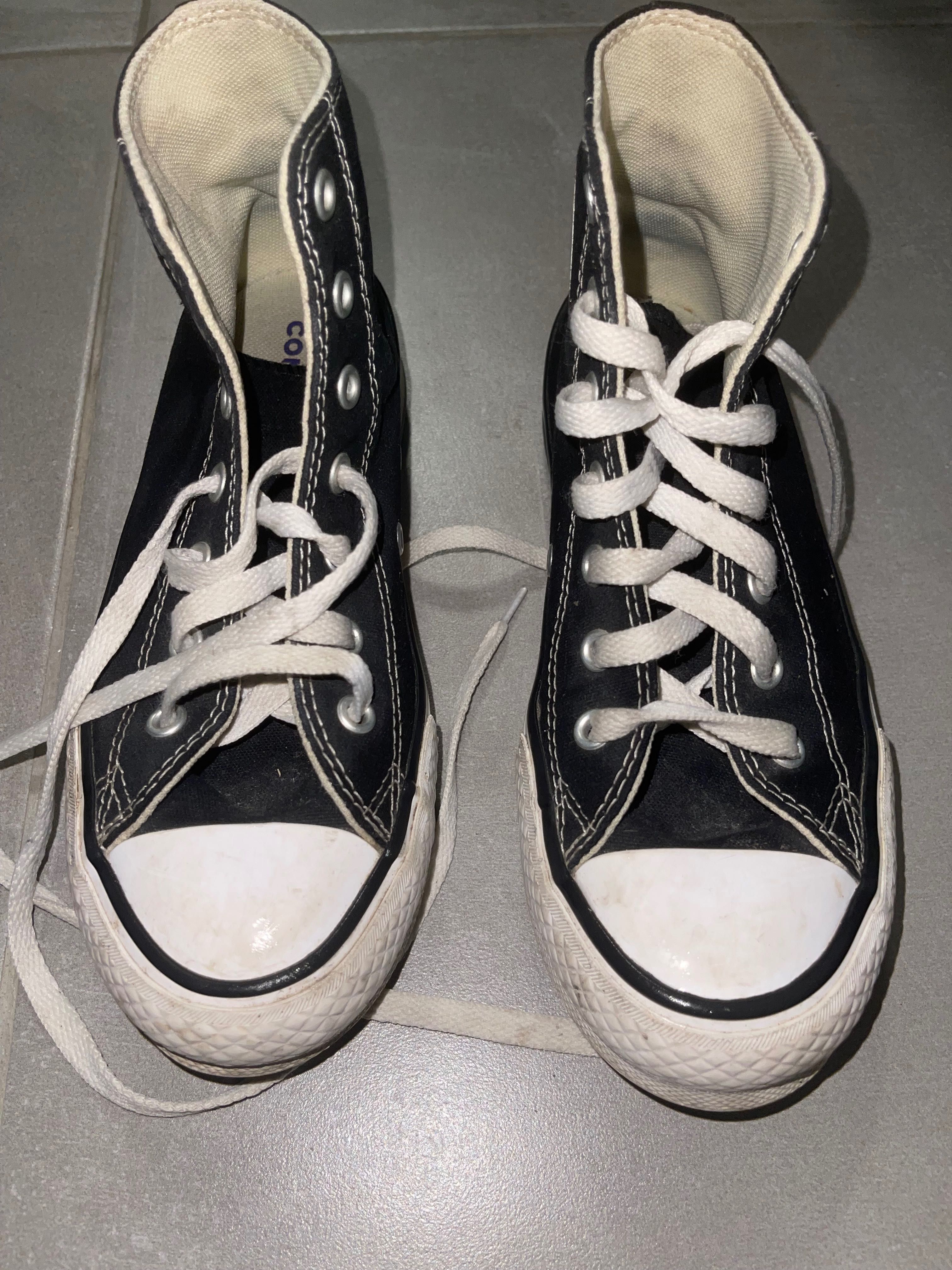 Botas pretas  All Star