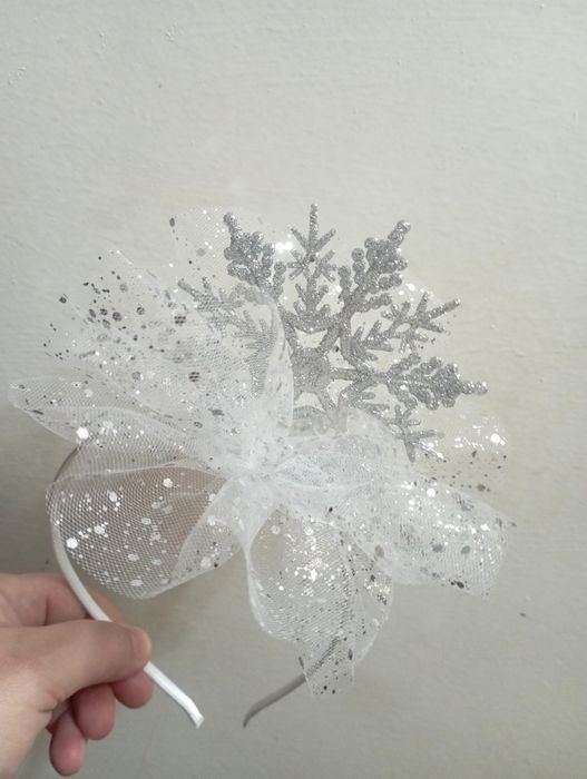Обруч сніжинки обідок сніжинка
