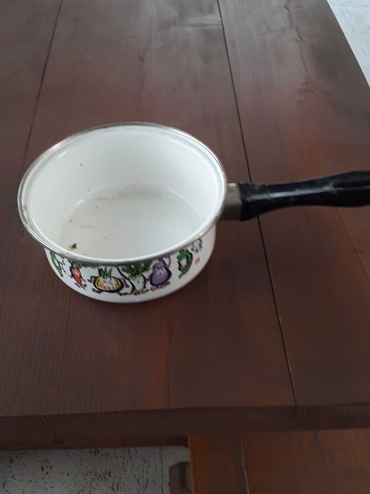 Caçarola de esmalte - Vintage