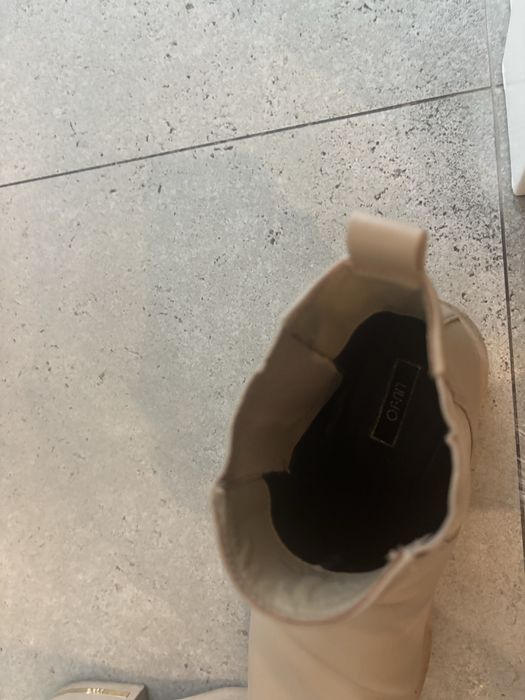 Botki Liu Jo skora naturalna