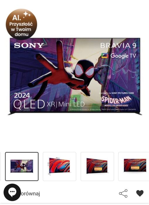 Telewizor Sony BRAVIA 9 85”