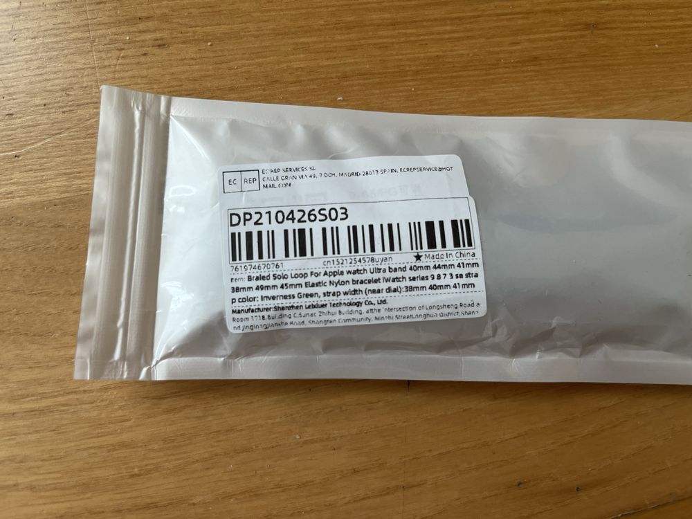 Nowy pasek zegarka Apple watch ciemno zielony 38 / 40 / 41 mm khaki