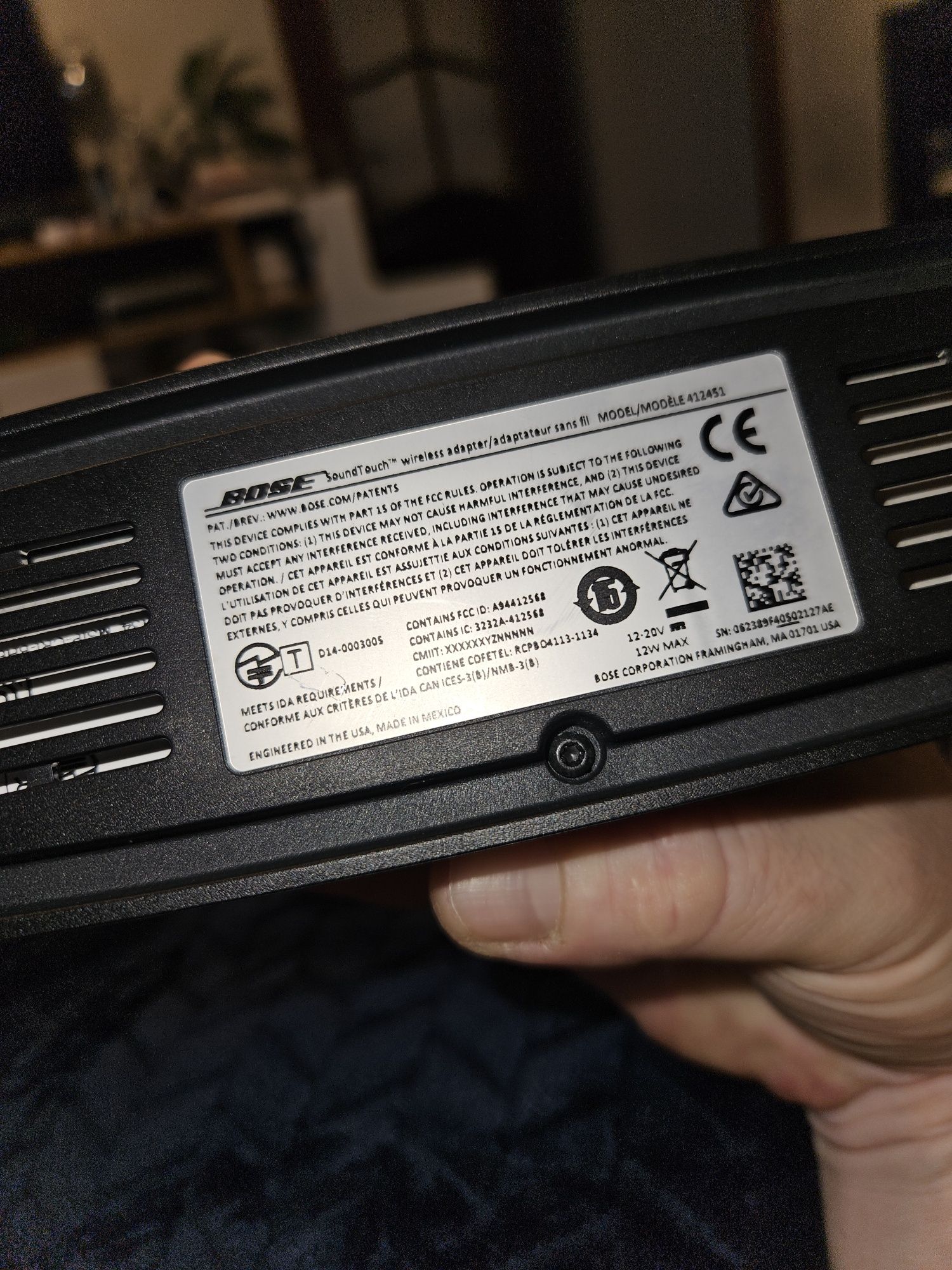 Bose soundtouch wireless adapter