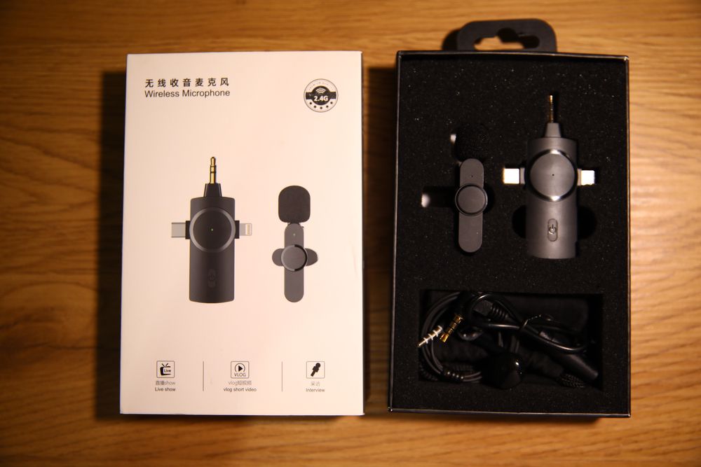 Беспроводной микрофон 3в1