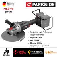 НОВИНКА аккумуляторн болгарка GERMAN Parkside Performance PWSAP 40/230