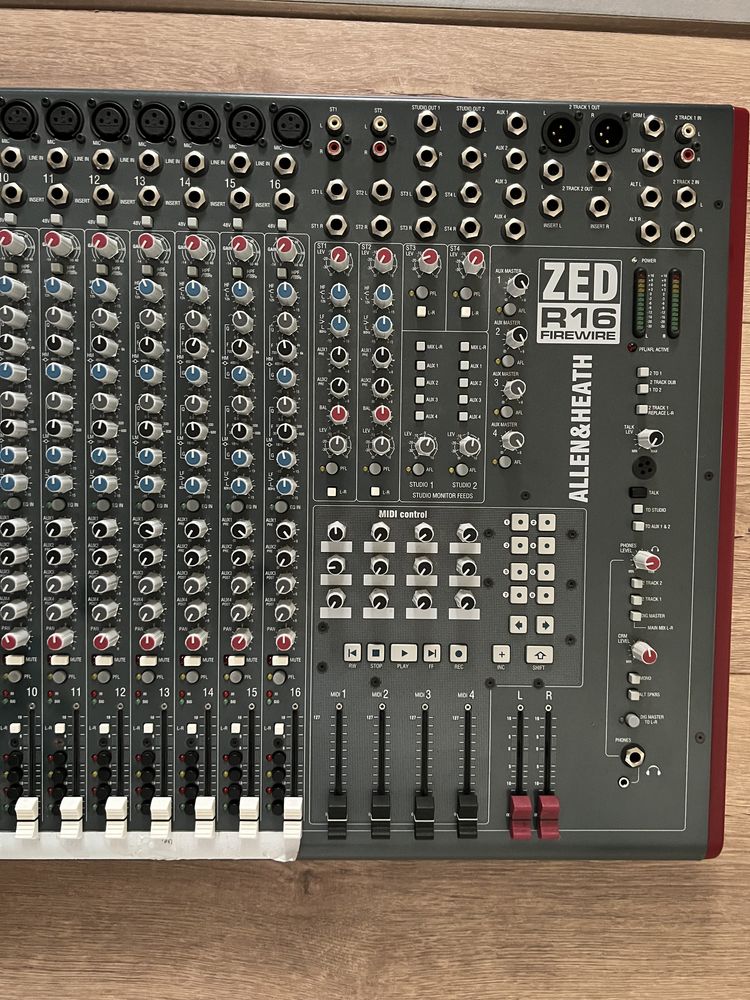 Allen & Heath Zed R16 mesa mistura/placa de som