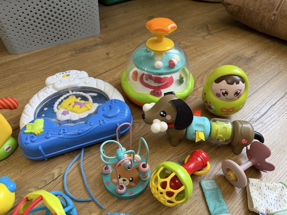 Игрушки пирамида грызунки погремушки музыкальные развивающие