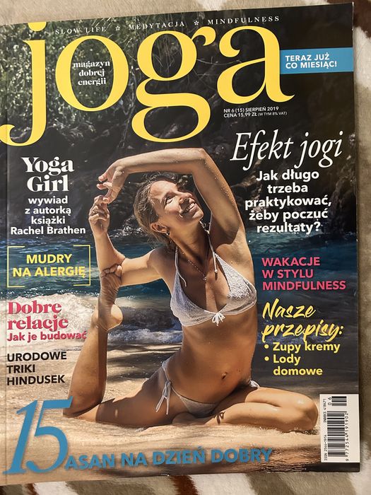 Joga magazyn dobrej energii nr 6 (15) sierpien 2019