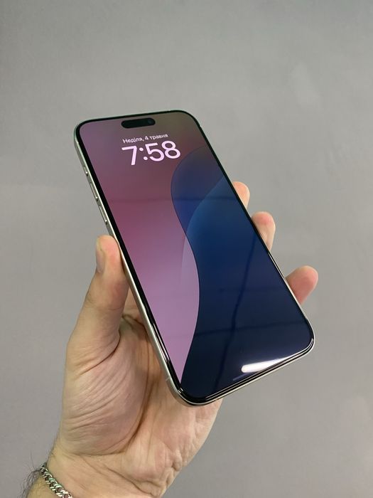 iPhone 15 Pro Max 256Gb White Titanium Neverlock з Гарантією