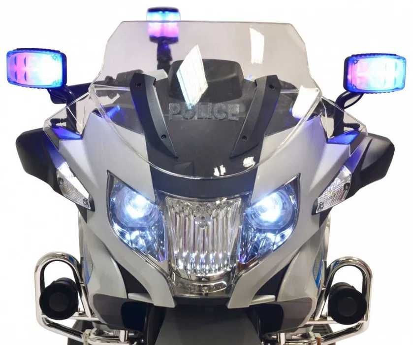 Motorek Pojazd Motor BMW Policja na akumulator auto Autko elektryczny