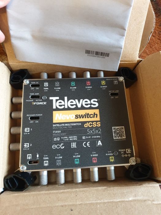 Mutliswitch 5wejsc 2 wyjscia