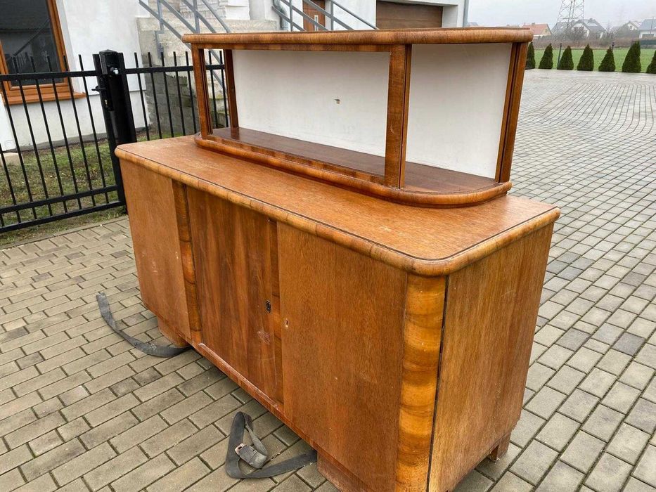 meble PRL komoda, witryna