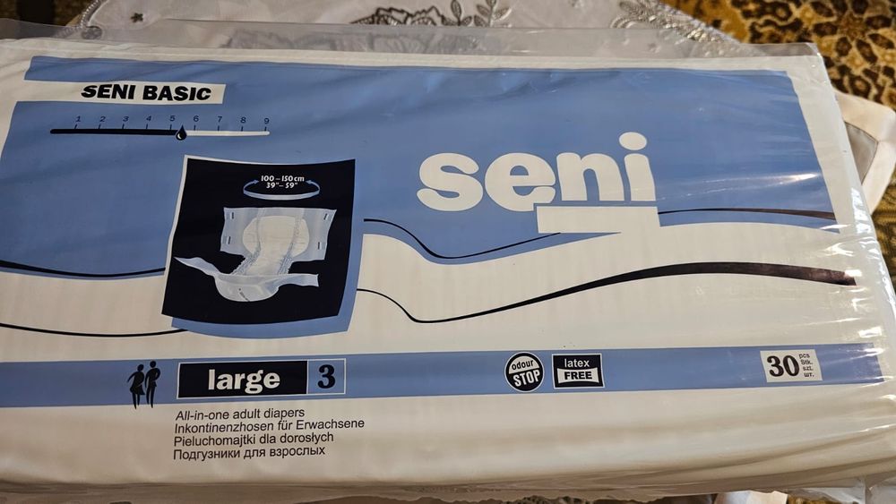 Підгузники для дорослих Seni Basic Large  розмір L 30шт.