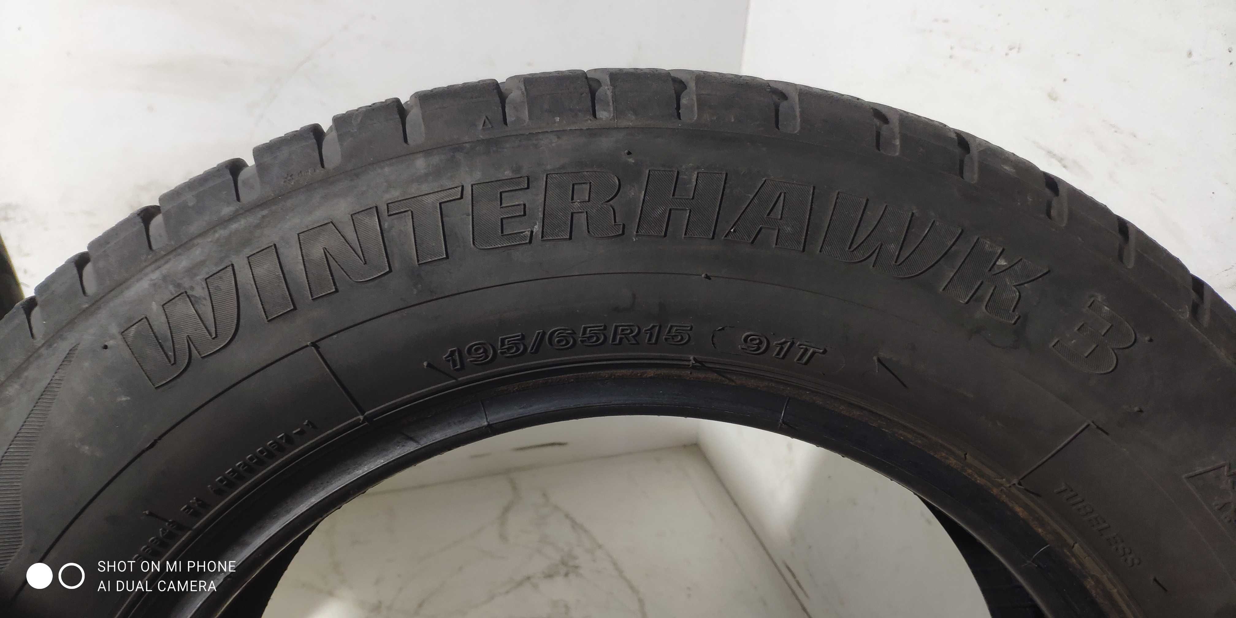 Opony 195/65R15 FIRESTONE zimowe para WINTERHAWK 3 komplet 2szt para