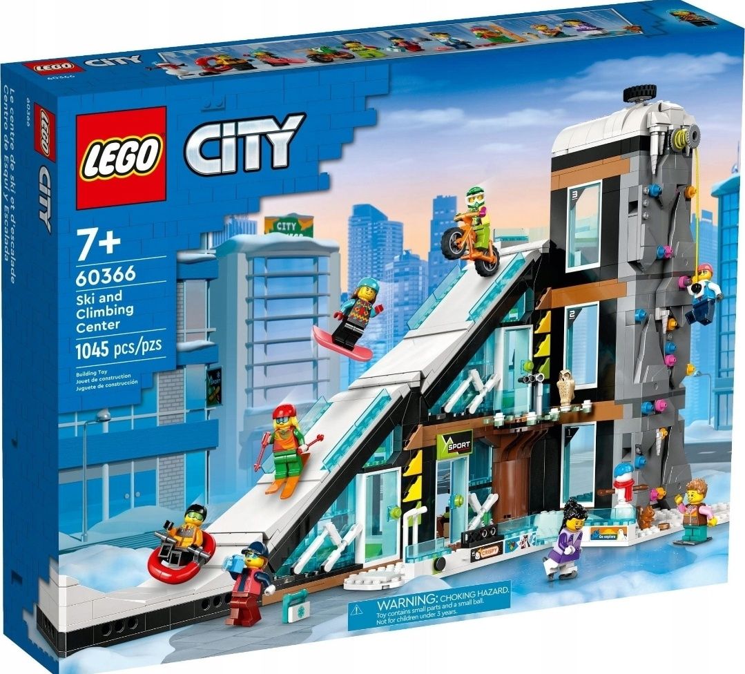 NOWE Lego CITY 60366 Centrum narciarskie i wspinaczkowe