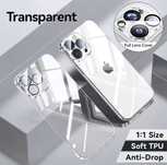 Capa Silicone Transparente para iPhone 13 Pro Max