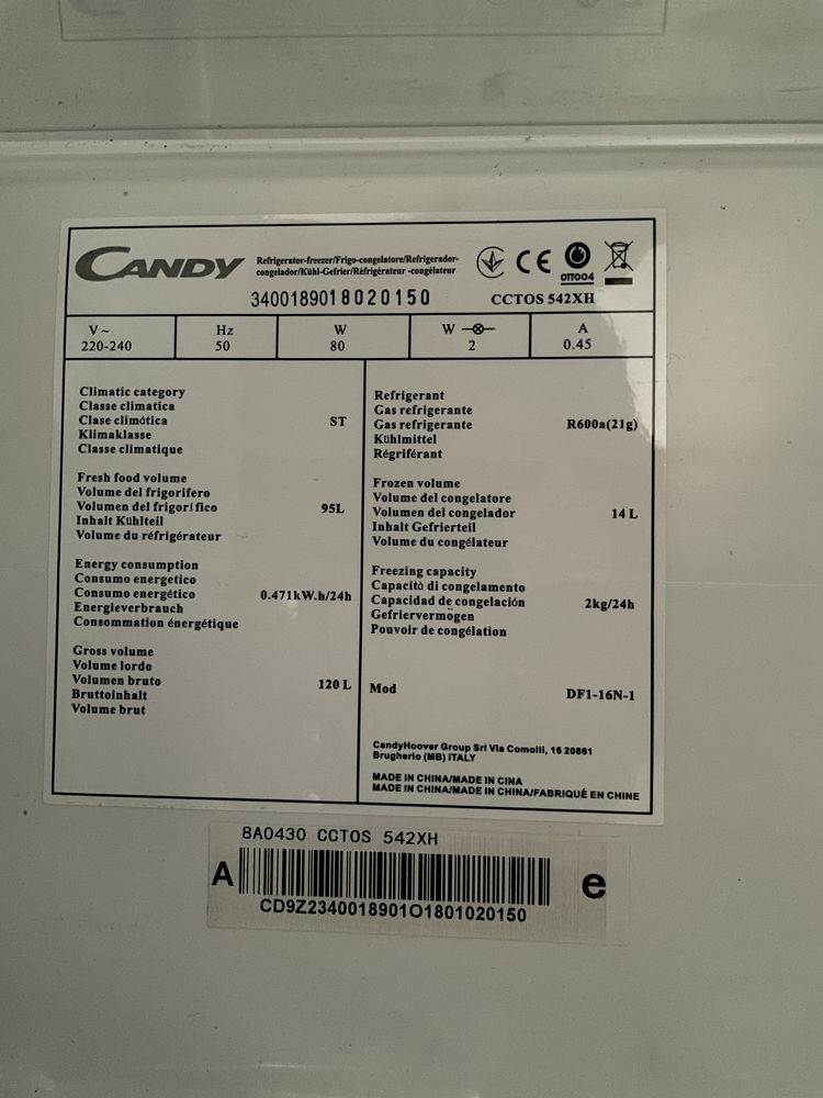 Frigorifico Candy