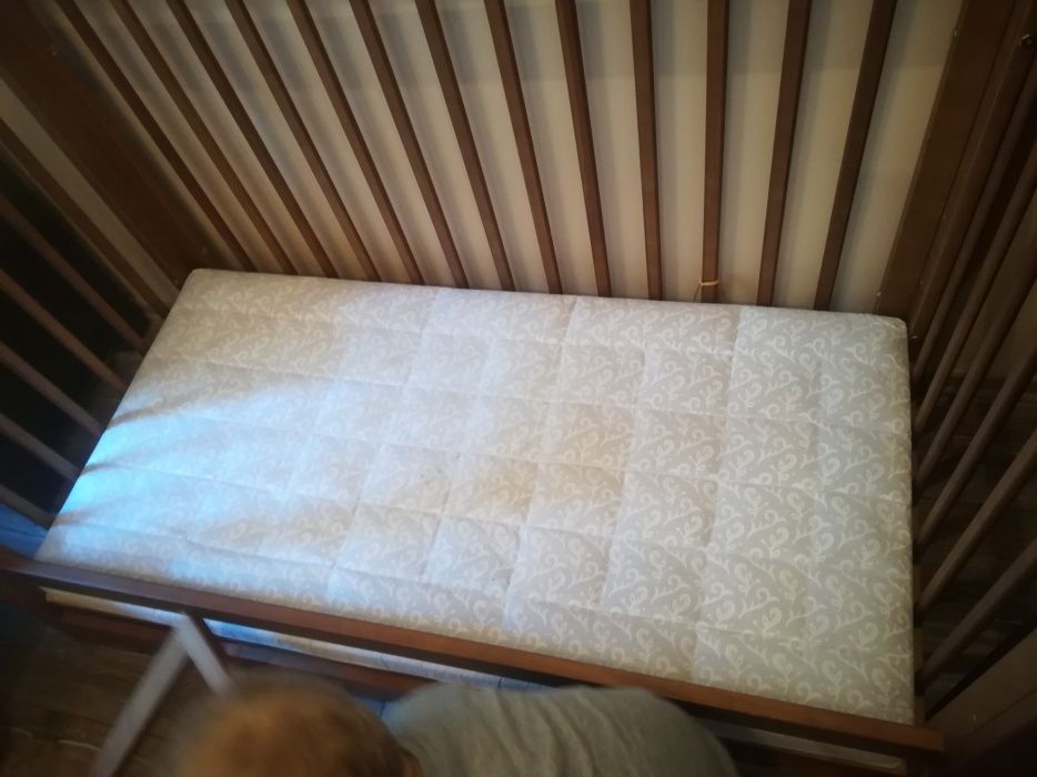 Jak nowe Łóżeczko z szufladą/tapczanik SOFIA materac gryczany