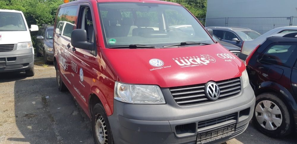Na części VW T5 Transporter Silnik Skrzynia Maska Zderzak Drzwi Klapa Szyba
