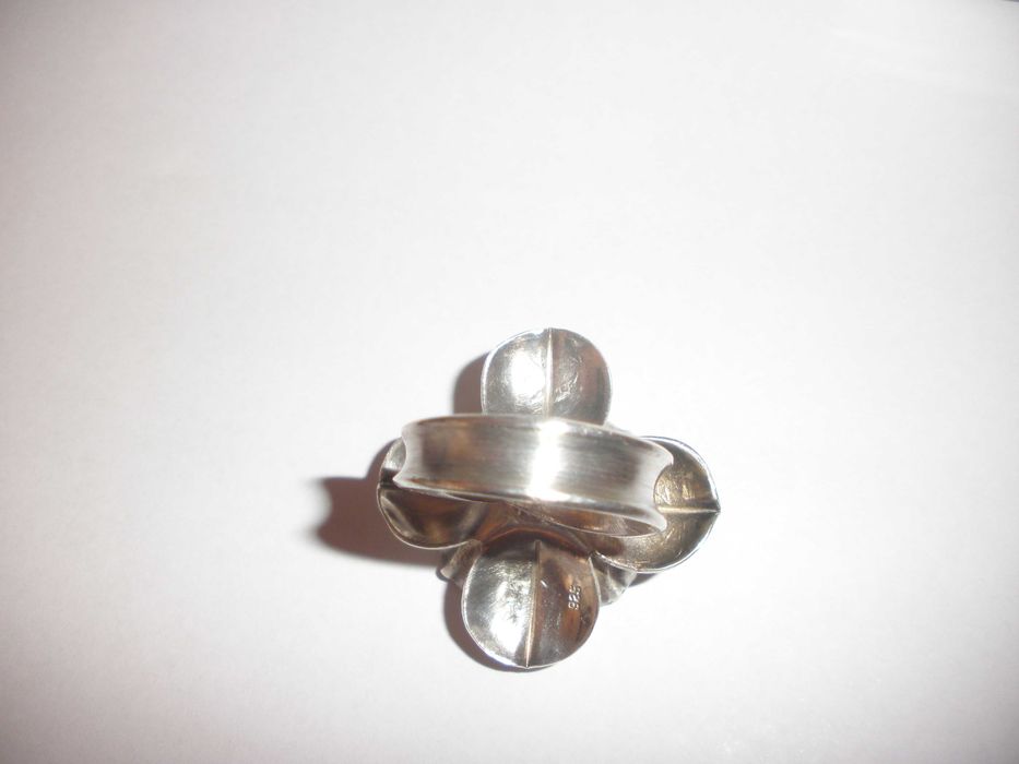 Anel em prata de lei 925 ajustável