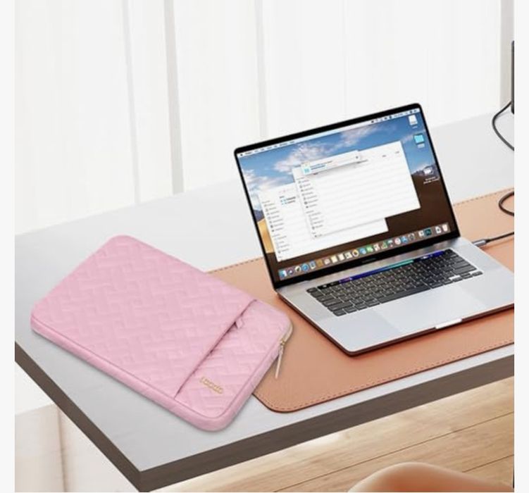 Etui na laptop LACDO 13-15 cali, różowe, wodoodporne