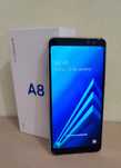Samsung galaxy A8 com ecrã rachado mas a funcionar