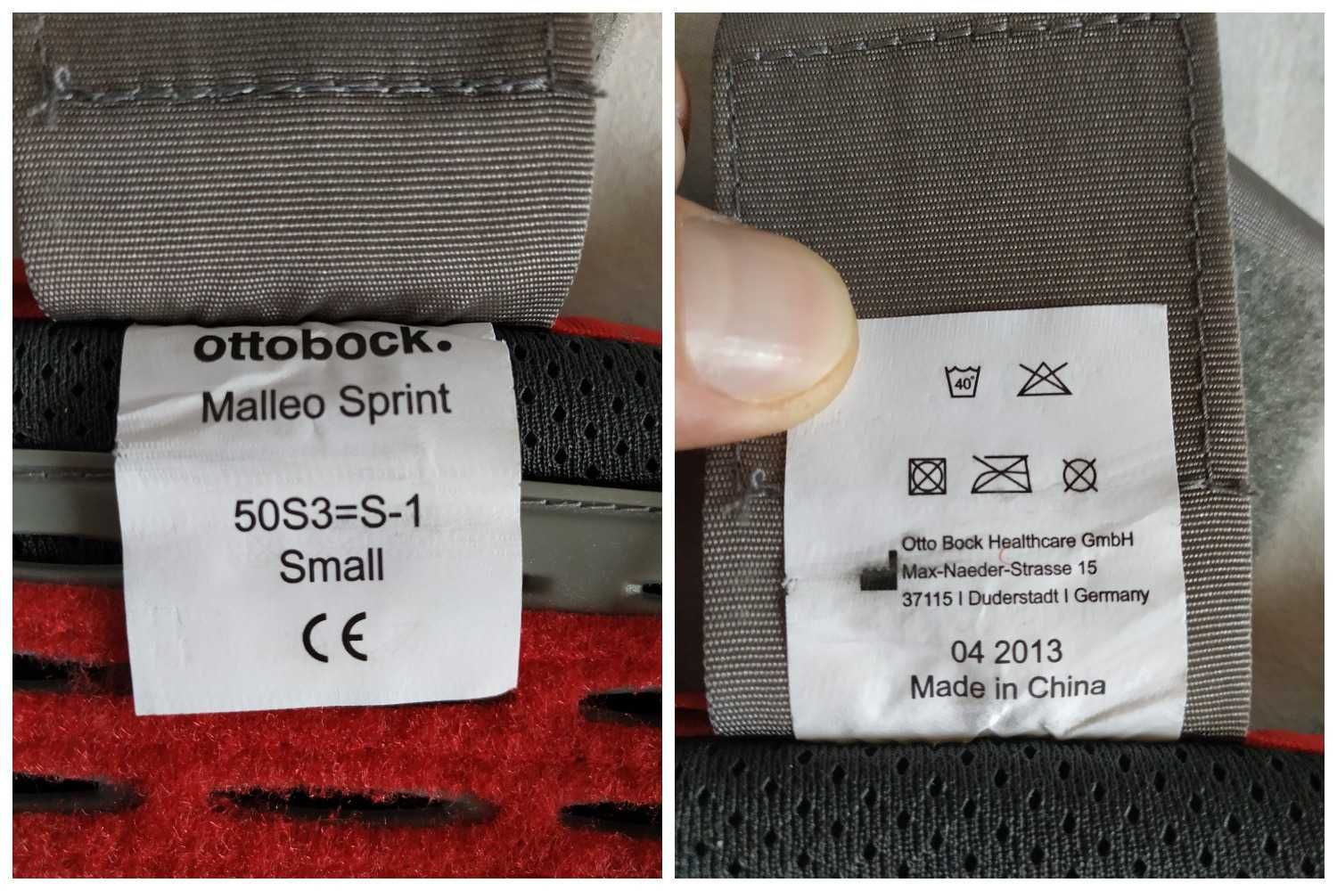 Бандаж (ортез) на голеностопный сустав Ottobock Malleo Sprint, усилен