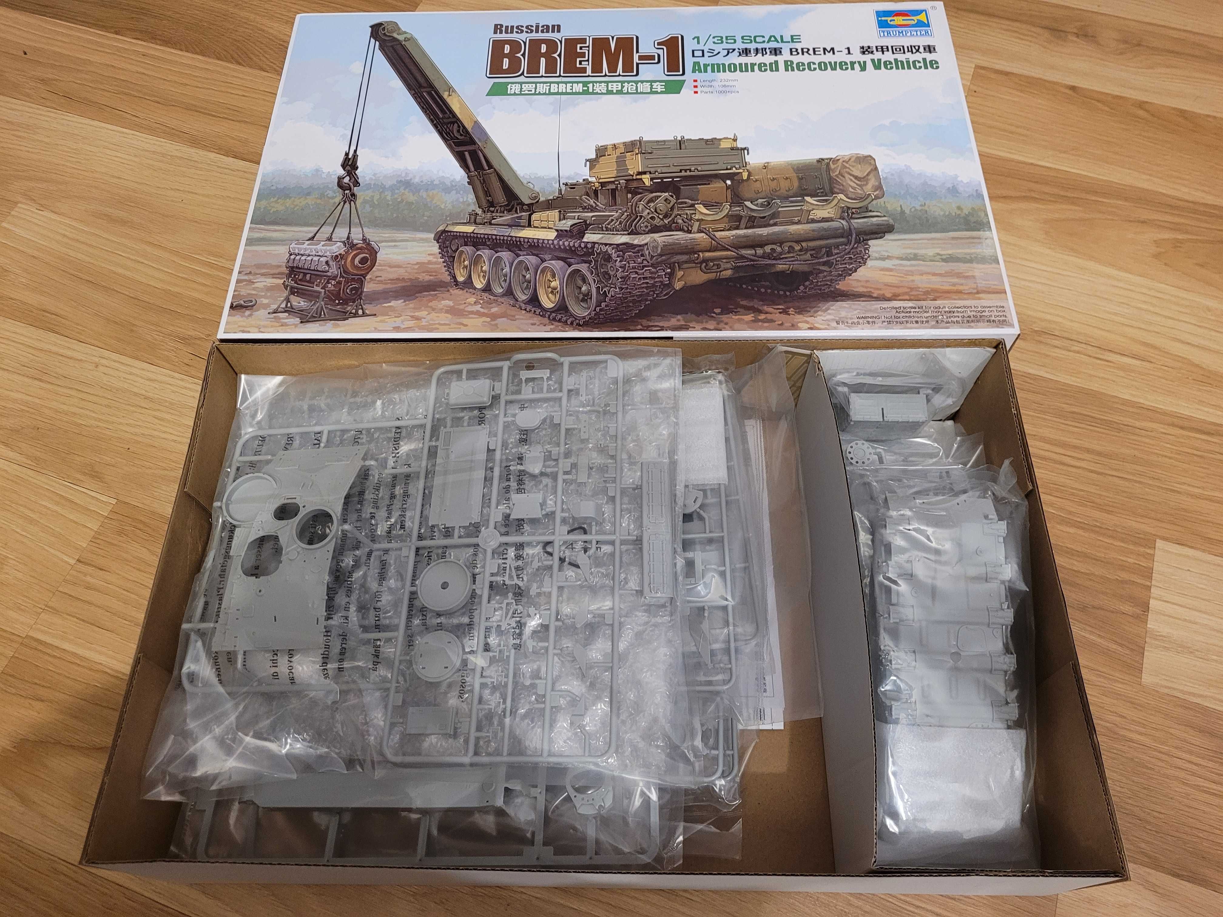 * Trumpeter - 1:35 * Russian BREM-1 Armoured Recovery Vehicle