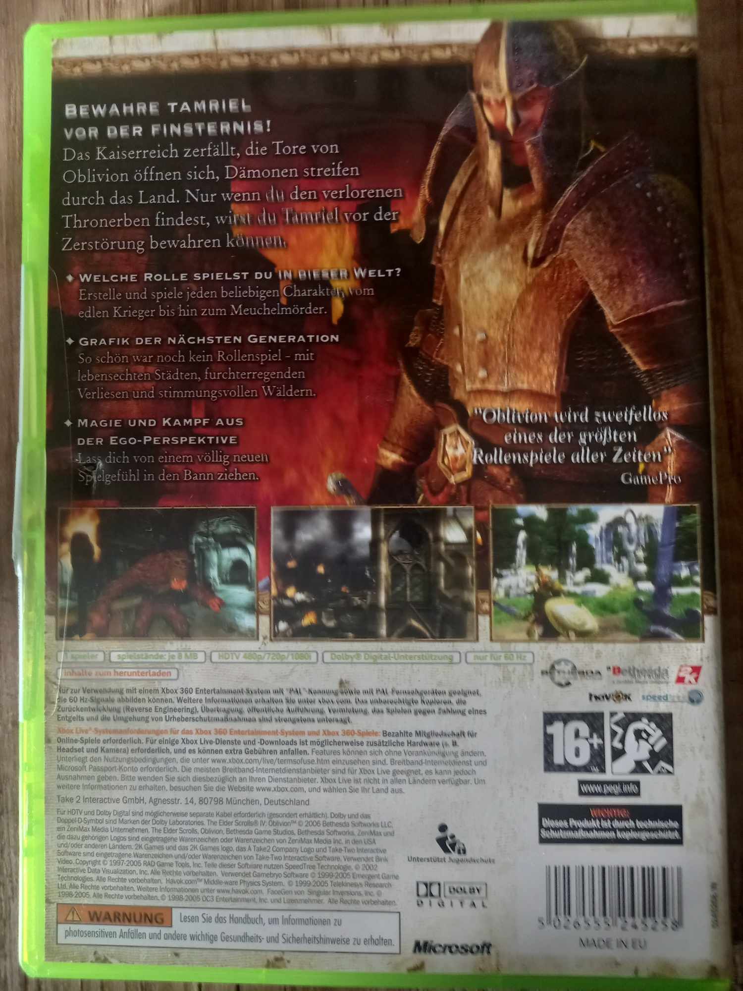 Gra The Elder Scrolls IV: Oblivion Xbox 360